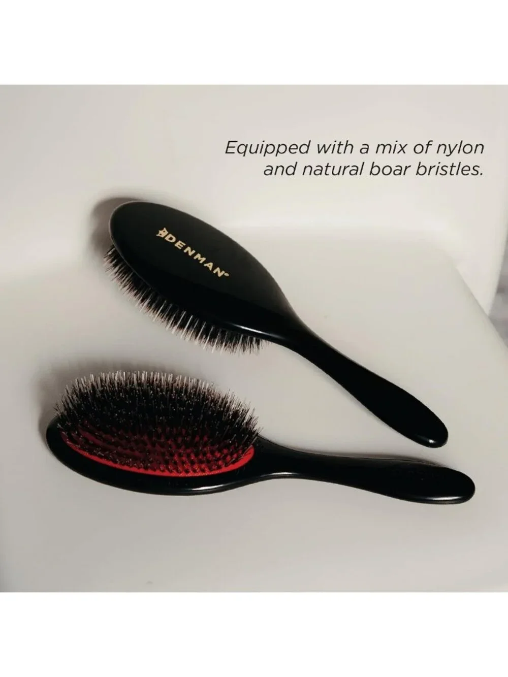 Smoothing Boar Bristle Hair Brush for Shine, Curl Defining & Detangling - All